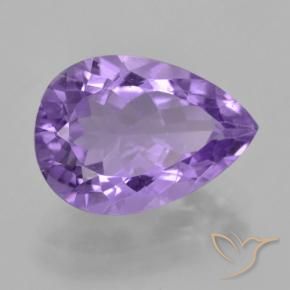 4.49克拉天然紫水晶，梨形，VVS-VS