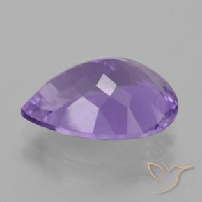 4.49克拉天然紫水晶，梨形，VVS-VS