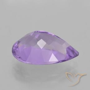 4.66克拉天然紫水晶，梨形，VVS