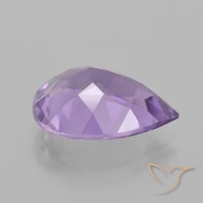 4.34克拉天然紫水晶，梨形，VVS