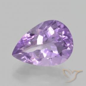 5.01克拉天然紫水晶，梨形，VVS