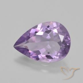 3.76克拉天然紫水晶，梨形，VVS-VS