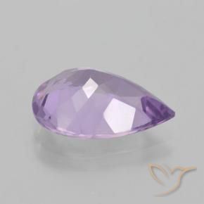 3.76克拉天然紫水晶，梨形，VVS-VS