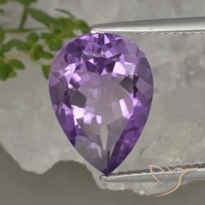 4.62克拉天然紫水晶，梨形，VVS
