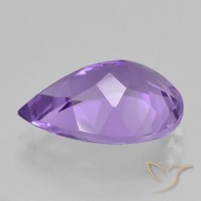 4.39克拉天然紫水晶，梨形，VVS