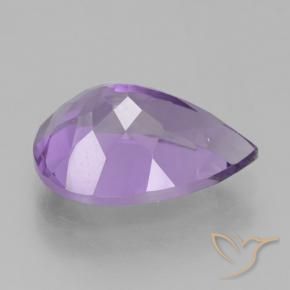 4.63克拉天然紫水晶，梨形，VVS