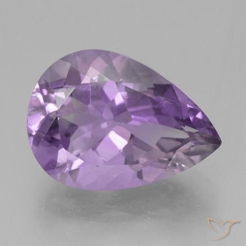4.63克拉天然紫水晶，梨形，VVS