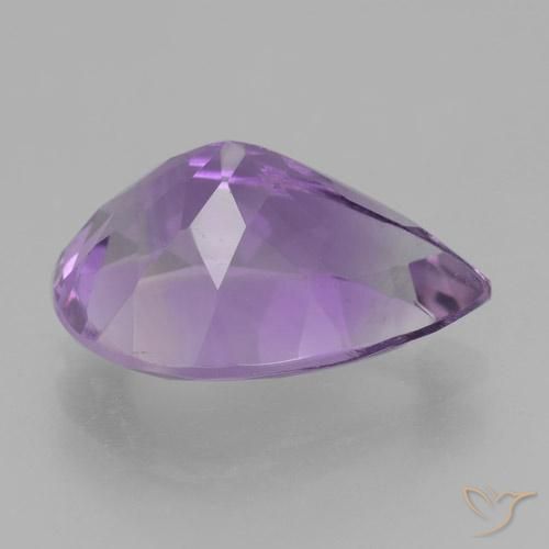 4.63克拉天然紫水晶，梨形，VVS