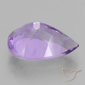 4.39克拉天然紫水晶，梨形，VVS