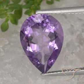 4.67克拉天然紫水晶，梨形，VVS
