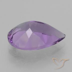 4.09克拉天然紫水晶，梨形，VVS
