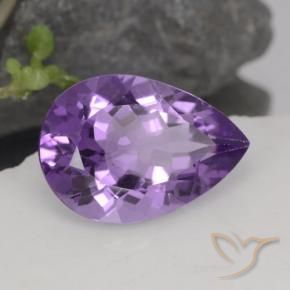 4.51克拉天然紫水晶，梨形，VVS