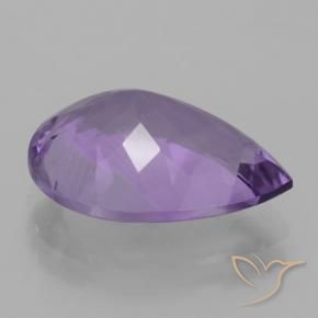 4.41克拉天然紫水晶，梨形，VVS