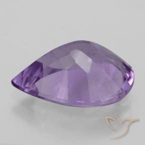 4.22克拉天然紫水晶，梨形，VVS