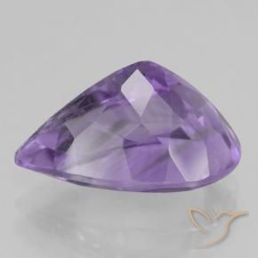 4.91克拉天然紫水晶，梨形，VVS