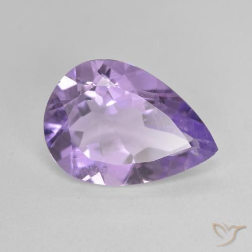 4.03克拉天然紫水晶，梨形，VVS