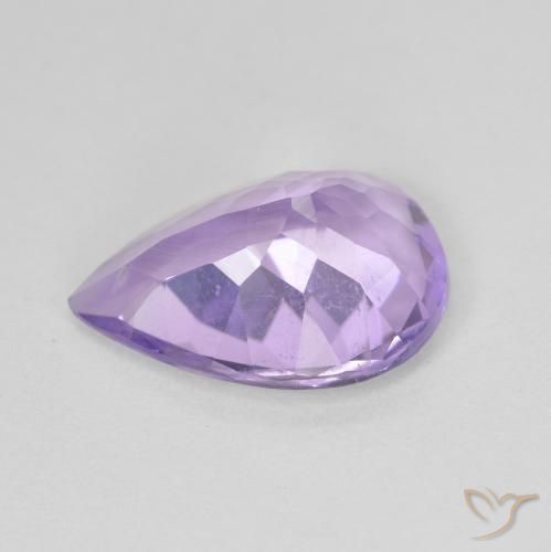 4.03克拉天然紫水晶，梨形，VVS
