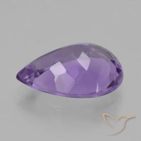 4.02克拉天然紫水晶，梨形，VVS