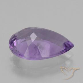 4.43克拉天然紫水晶，梨形，VVS