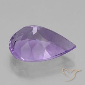 4.45克拉天然紫水晶，梨形，VVS