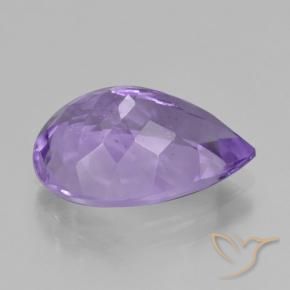 4.26克拉天然紫水晶，梨形，VVS
