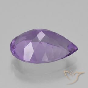 4.47克拉天然紫水晶，梨形，VVS