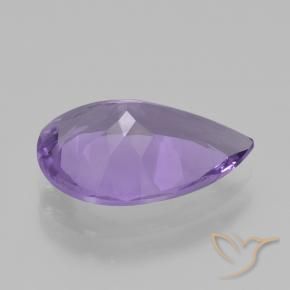 3.43克拉天然紫水晶，梨形，VS