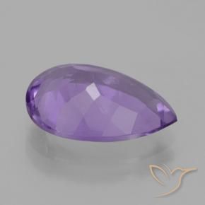 3.97克拉天然紫水晶，梨形，VVS