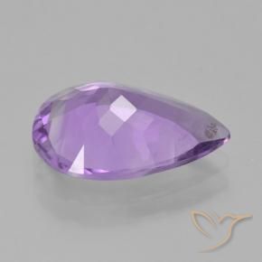 3.46克拉天然紫水晶，梨形，VVS-VS