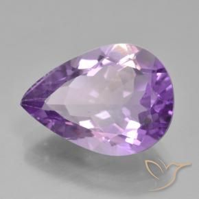 4.36克拉天然紫水晶，梨形，VVS-VS
