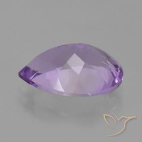 4.12克拉天然紫水晶，梨形，VS