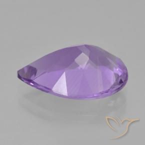 3.91克拉天然紫水晶，梨形，VVS-VS