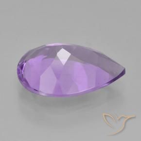 4.09克拉天然紫水晶，梨形，VVS