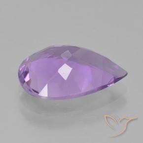 3.99克拉天然紫水晶，梨形，VVS-VS