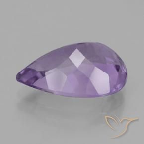 4.37克拉天然紫水晶，梨形，VVS