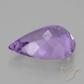 3.96克拉天然紫水晶，梨形，VS