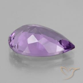 4.12克拉天然紫水晶，梨形，VVS