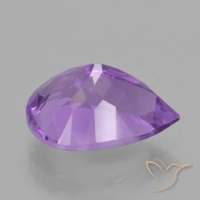 4.81克拉天然紫水晶，梨形，VS