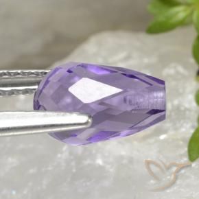 1.42克拉天然紫水晶，泪滴形，VVS-VS