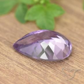 7.16克拉天然紫水晶，梨形，VS