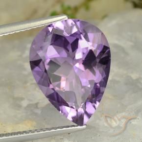 7.03克拉天然紫水晶，梨形，VVS-VS