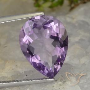 6.79克拉天然紫水晶，梨形，VVS-VS
