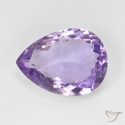6.93ct 天然 中紫 紫水晶, 梨形, VVS-VS