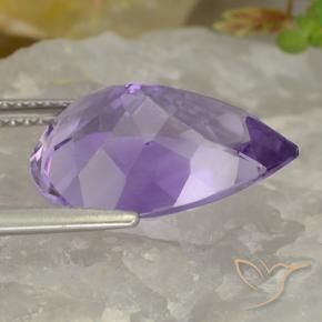 6.32克拉天然紫水晶，梨形，VVS-VS