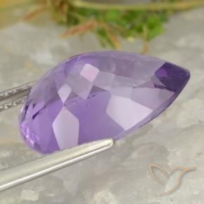 7.05克拉天然紫水晶，梨形，VVS-VS