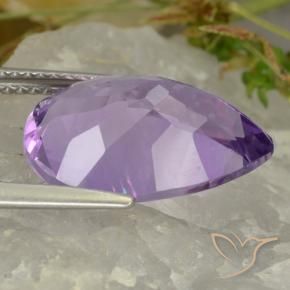 6.71克拉天然紫水晶，梨形，VVS-VS