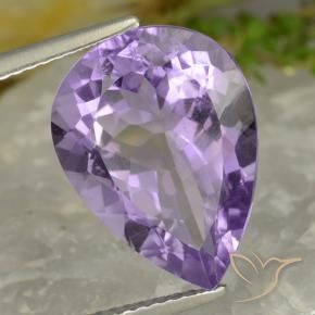 7.68克拉天然紫水晶，梨形，VVS-VS