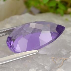 4.77克拉天然紫水晶，梨形，VS