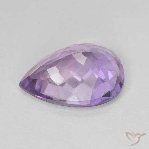 6.69克拉天然紫水晶，梨形，VVS-VS
