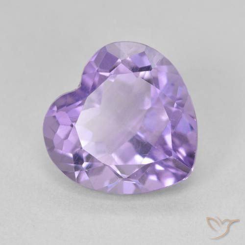 3.03ct 天然 中紫 紫水晶, 心形, VS